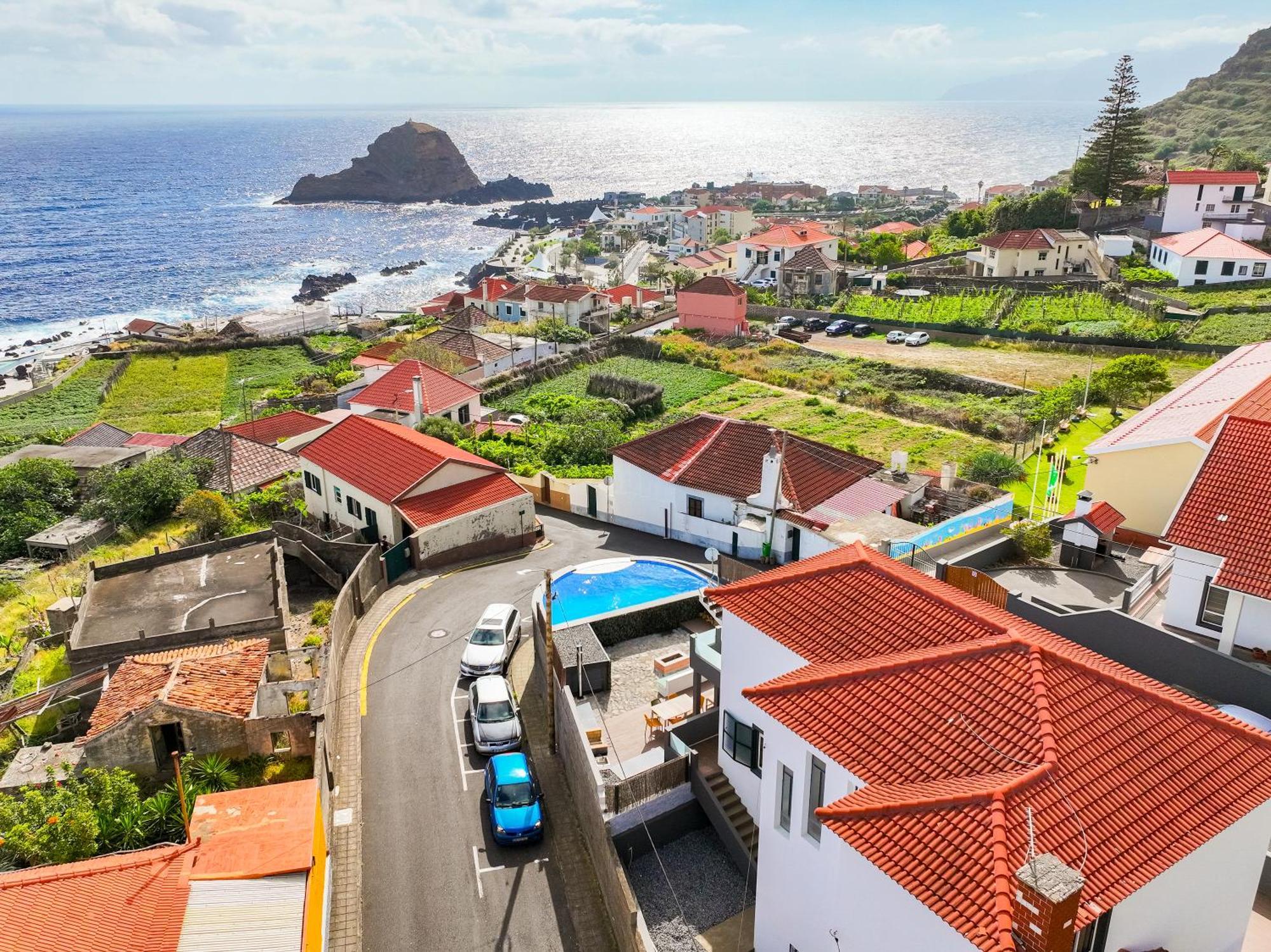 Lighthouse View- Pool Villa Porto Moniz Kültér fotó